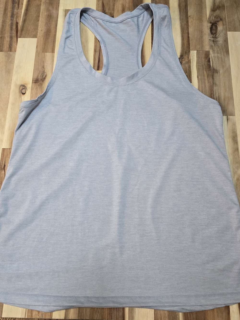 Vuori Pale Lught Grey Racerback Tank Top